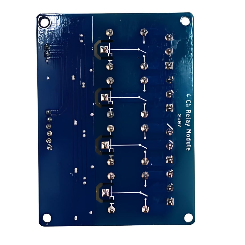 Robocraze 4 Channel Relay Module | 5V Optocoupler Relay Board