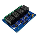 Robocraze 4 Channel Relay Module | 5V Optocoupler Relay Board